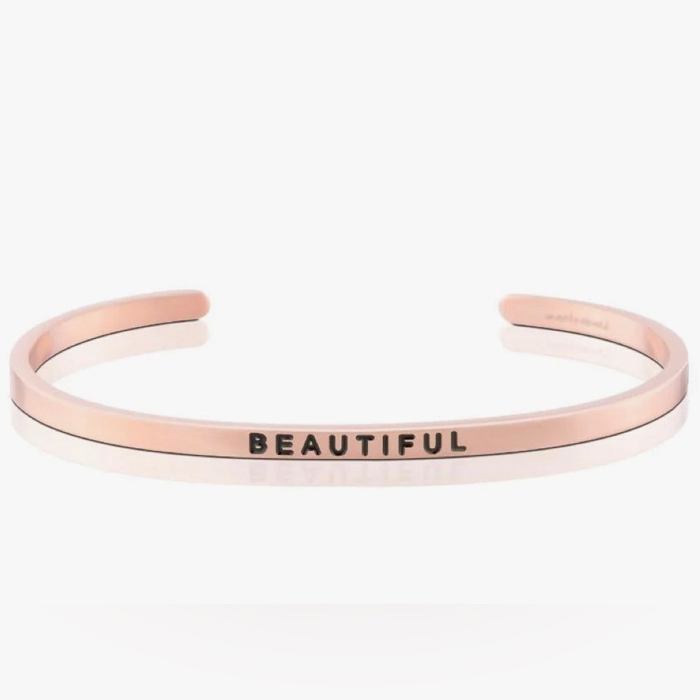 Mantraband Beautiful Adjustable Bracelet in Rose Gold